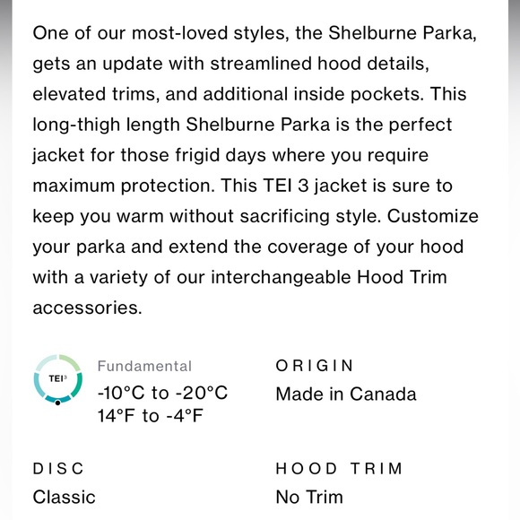 Canada Goose Shelburne Parka Atlantic Navy Small - Picture 15 of 16